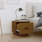 vidaXL Comodino Miele 40x34x35 cm in Legno Massello di Pino