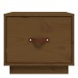 vidaXL Comodino Miele 40x34x35 cm in Legno Massello di Pino