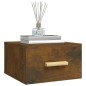 vidaXL Comodini a Muro 2 pz Rovere Fumo 35x35x20 cm vidaXL Comodini a Muro 2 pz Rovere Fumo 35x35x20 cm