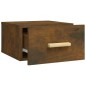 vidaXL Comodini a Muro 2 pz Rovere Fumo 35x35x20 cm vidaXL Comodini a Muro 2 pz Rovere Fumo 35x35x20 cm