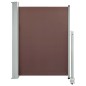 Tenda Laterale Retrattile per Patio 100x300 cm Marrone Tenda Laterale Retrattile per Patio 100x300 cm Marrone