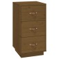 vidaXL Comodino Miele 40x40x75 cm in Legno Massello di Pino vidaXL Comodino Miele 40x40x75 cm in Legno Massello di Pino