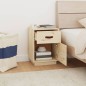 vidaXL Comodini 2 pz 40x34x55 cm in Legno Massello di Pino