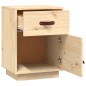 vidaXL Comodini 2 pz 40x34x55 cm in Legno Massello di Pino