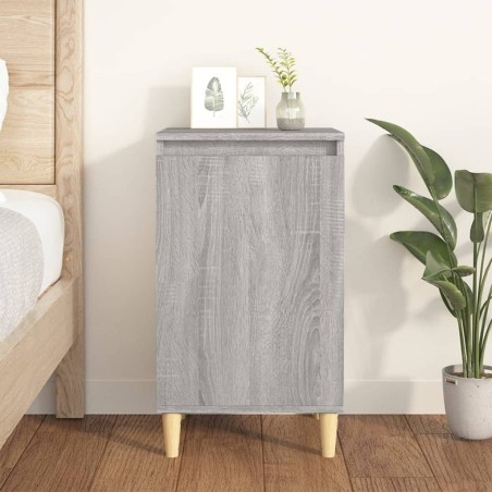 vidaXL Comodino Grigio Sonoma 40x35x70 cm in Legno Multistrato
