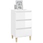 vidaXL Comodino Bianco Lucido 40x35x70 cm in Legno Multistrato vidaXL Comodino Bianco Lucido 40x35x70 cm in Legno Multistrato