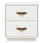 vidaXL Comodini Bianchi 2 pz 40x34x45 cm in Legno Massello di Pino vidaXL Comodini Bianchi 2 pz 40x34x45 cm in Legno Massello di Pino