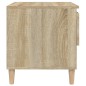 vidaXL Comodini 2 pz Rovere Sonoma 50x46x50 cm in Legno Multistrato vidaXL Comodini 2 pz Rovere Sonoma 50x46x50 cm in Legno Multistrato