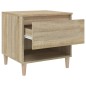 vidaXL Comodini 2 pz Rovere Sonoma 50x46x50 cm in Legno Multistrato vidaXL Comodini 2 pz Rovere Sonoma 50x46x50 cm in Legno Multistrato