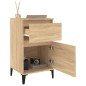 vidaXL Comodino Rovere Sonoma 40x35x70 cm vidaXL Comodino Rovere Sonoma 40x35x70 cm