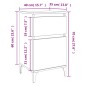 vidaXL Comodino Rovere Sonoma 40x35x70 cm vidaXL Comodino Rovere Sonoma 40x35x70 cm