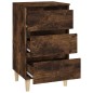 vidaXL Comodino Rovere Fumo 40x35x70 cm Legno Multistrato vidaXL Comodino Rovere Fumo 40x35x70 cm Legno Multistrato