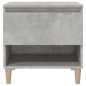 vidaXL Comodini 2 pz Grigio Cemento 50x46x50 cm in Legno Multistrato