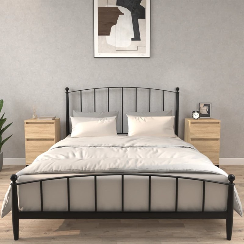 vidaXL Comodini 2pz Rovere Sonoma 40x35x70 cm vidaXL Comodini 2pz Rovere Sonoma 40x35x70 cm