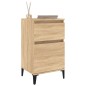 vidaXL Comodini 2pz Rovere Sonoma 40x35x70 cm vidaXL Comodini 2pz Rovere Sonoma 40x35x70 cm