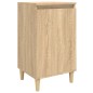 vidaXL Comodino Rovere Sonoma 40x35x70 cm in Legno Multistrato vidaXL Comodino Rovere Sonoma 40x35x70 cm in Legno Multistrato