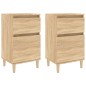 vidaXL Comodini 2pz Rovere Sonoma 40x35x70 cm