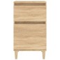 vidaXL Comodini 2pz Rovere Sonoma 40x35x70 cm