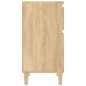 vidaXL Comodini 2pz Rovere Sonoma 40x35x70 cm