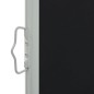 Tenda da Sole Laterale Retrattile 160 x 300 cm Nera Tenda da Sole Laterale Retrattile 160 x 300 cm Nera