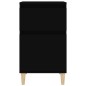 vidaXL Comodino Nero 40x35x70 cm