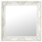 vidaXL Specchio da Parete Stile Barocco 60x60 cm Bianco vidaXL Specchio da Parete Stile Barocco 60x60 cm Bianco