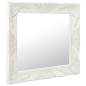 vidaXL Specchio da Parete Stile Barocco 60x60 cm Bianco vidaXL Specchio da Parete Stile Barocco 60x60 cm Bianco