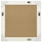 vidaXL Specchio da Parete Stile Barocco 60x60 cm Bianco vidaXL Specchio da Parete Stile Barocco 60x60 cm Bianco
