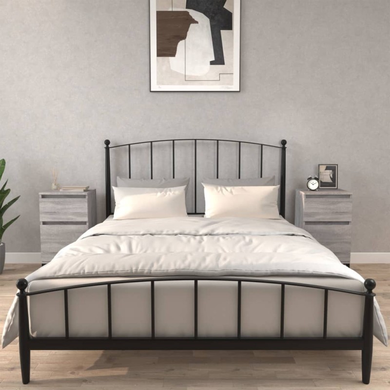 vidaXL Comodini 2 pz Grigio Sonoma 40x35x70 cm vidaXL Comodini 2 pz Grigio Sonoma 40x35x70 cm