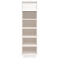 Scarpiera Bianca 34x30x105 cm in Legno Massello di Pino Scarpiera Bianca 34x30x105 cm in Legno Massello di Pino