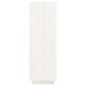 Scarpiera Bianca 34x30x105 cm in Legno Massello di Pino Scarpiera Bianca 34x30x105 cm in Legno Massello di Pino