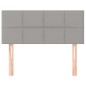 Testiera Grigio Chiaro 100x5x78/88 cm in Tessuto Testiera Grigio Chiaro 100x5x78/88 cm in Tessuto