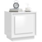 vidaXL Comodini 2 pz Bianco Lucido 44x35x45 cm in Legno Multistrato vidaXL Comodini 2 pz Bianco Lucido 44x35x45 cm in Legno Multistrato