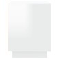 vidaXL Comodini 2 pz Bianco Lucido 44x35x45 cm in Legno Multistrato vidaXL Comodini 2 pz Bianco Lucido 44x35x45 cm in Legno Multistrato