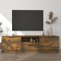 Mobile TV Rovere Fumo 140x35x40 cm in Legno Ingegnerizzato Mobile TV Rovere Fumo 140x35x40 cm in Legno Ingegnerizzato