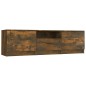 Mobile TV Rovere Fumo 140x35x40 cm in Legno Ingegnerizzato Mobile TV Rovere Fumo 140x35x40 cm in Legno Ingegnerizzato