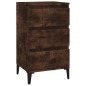 vidaXL Comodino Rovere Fumo 40x35x70 cm Legno Multistrato vidaXL Comodino Rovere Fumo 40x35x70 cm Legno Multistrato