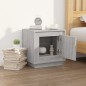 vidaXL Comodino Grigio Sonoma 44x35x45 cm in Legno Multistrato