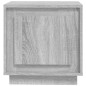 vidaXL Comodino Grigio Sonoma 44x35x45 cm in Legno Multistrato