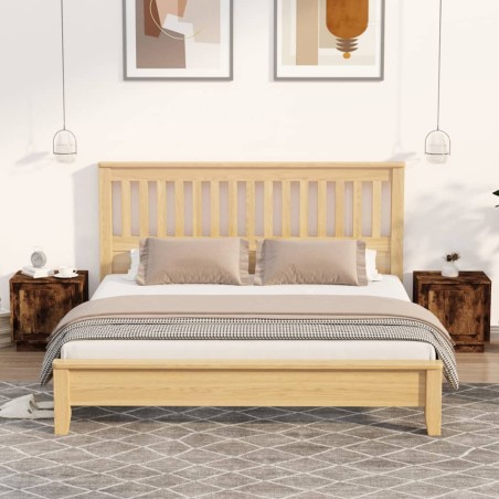 vidaXL Comodini 2 pz Rovere Fumo 44x35x45 cm in Legno Multistrato