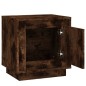 vidaXL Comodini 2 pz Rovere Fumo 44x35x45 cm in Legno Multistrato vidaXL Comodini 2 pz Rovere Fumo 44x35x45 cm in Legno Multistrato