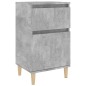 vidaXL Comodino Grigio Cemento 40x35x70 cm vidaXL Comodino Grigio Cemento 40x35x70 cm