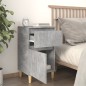 vidaXL Comodino Grigio Cemento 40x35x70 cm vidaXL Comodino Grigio Cemento 40x35x70 cm