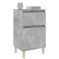 vidaXL Comodino Grigio Cemento 40x35x70 cm vidaXL Comodino Grigio Cemento 40x35x70 cm
