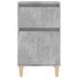 vidaXL Comodino Grigio Cemento 40x35x70 cm vidaXL Comodino Grigio Cemento 40x35x70 cm