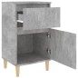 vidaXL Comodino Grigio Cemento 40x35x70 cm vidaXL Comodino Grigio Cemento 40x35x70 cm