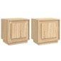 vidaXL Comodini 2 pz Rovere Sonoma 44x35x45 cm in Legno Multistrato vidaXL Comodini 2 pz Rovere Sonoma 44x35x45 cm in Legno Multistrato