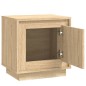 vidaXL Comodini 2 pz Rovere Sonoma 44x35x45 cm in Legno Multistrato vidaXL Comodini 2 pz Rovere Sonoma 44x35x45 cm in Legno Multistrato