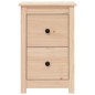 vidaXL Comodini 2 pz 40x35x61,5 cm in Legno Massello di Pino vidaXL Comodini 2 pz 40x35x61,5 cm in Legno Massello di Pino