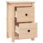 vidaXL Comodini 2 pz 40x35x61,5 cm in Legno Massello di Pino vidaXL Comodini 2 pz 40x35x61,5 cm in Legno Massello di Pino